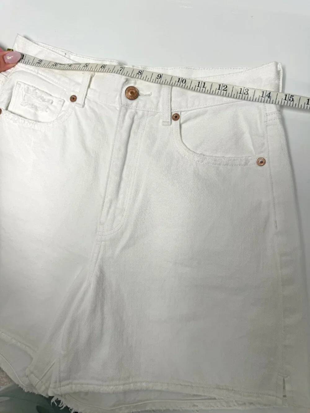American Eagle Denim Baggy Mom Shorts